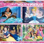 Educa Puzzle Multi 4 Disney Princess Puzzle