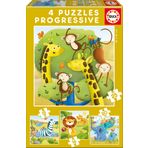 Educa Wild Animals Çocuk Puzzle