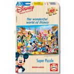 Educa World of Disney 100 Parça Ahşap Puzzle