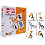 Edukido Eğitici Oyuncak Hafıza Oyunu Neşeli Hayvanlar Çocuk Kutu Oyun