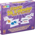 Edukido İlk Kelimeler EDU-1015 Mukavva Puzzle