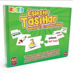 Edukido Taşıtlar EDU-1010 Mukavva Puzzle