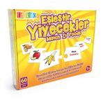 Edukido Yiyecekler EDU-1002 Mukavva Puzzle