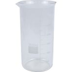 Edulab 3000 ml Uzun Form Cam Beherglas