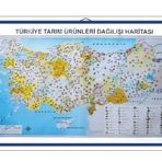 Edulab TÜRKİYE TARIM ÜRÜNLERİ DAĞILIŞ HARİTASI85X135 CM