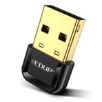 EDUP LOVE PC için USB Bluetooth 5.3 adaptörü, USB Bluetooth Dongle alıcı desteği, Windows 11/10/8.1 için tak ve çalıştır masaüstü, dizüstü bilgisayar, fare, klavye, yazıcı, kulaklık, hoparlör için