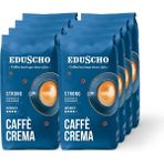 Eduscho 8 x 1 kg Çekirdek Kahve Caffe Crema Strong Menşei: Güney Asya ve Latin Amerika Aroması - 8 kg