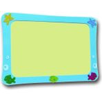 Edutoys 105x70 cm Balık Figürlü Yazı Tahtası