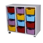 Edutoys 15 Çekmeceli Plastik Dolap