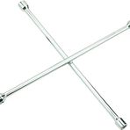 Edward Tools Sertleştirilmiş Lug Somun Anahtarı -14 "Lastik Değiştirme için 4 Yollu Lastik Demiri - Ağır Hizmet Dövme Karbon Çelik - Ekstra Kaldıraç Çelik Çapraz Anahtar - SAE/Metrik - Çelik Takviyeli