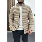 Edwox Erkek Slim Fit Şişme Mont Vizon EDW435 - XL