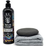 E&e Custom Car Boya Koruyucu Teflon Wax 400 ml (Mikrofiber Bez ve Ped Ile)