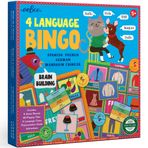 eeBoo 4 Dil Bingo Oyunu/İspanyolca, Fransızca, Almanca, Mandarin Çince/Yaş 3