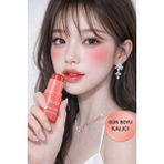 Eelhoe Şeftali Coral Su Bazlı Tint Stick | Gün Boyu Kalıcı | Jel Allık & Dudak Tint | Parlak Doğal Bitiş