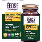 Eeose Bromelain 500 mg Krom Pikolinat 60 Tablet