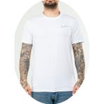 EF-4537 Erkek Polyester Mesh T-Shirt - Beyaz