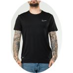 EF-4537 Erkek Polyester Mesh T-Shirt - Siyah