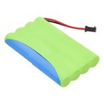 Efcell 9.6V 1500mAh Oyuncak Araba Pili Ni-MH/Ni-Cd 8’li Şarj Edilebilir Batarya 2 Pin Soketli 98x57x15mm