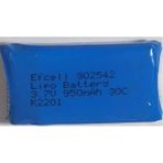 Efcell 902542 3.7V 950MAH 30C Lipo Pil - Drone ve Rc Araç Bataryası