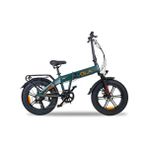 Efd3 Gizli Bataryalı Katlanabilir Elektrikli Bisiklet 20” - Yeşil