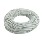 EFE KULUÇKA MAKİNELERİ Silikon Kablo 1 Metre Kauçuk Mantolama 220-240 Volt 16 AWG Nikel-Krom Alaşımı Beyaz