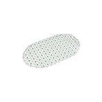 Efe Mark Eko Serisi Banyo - Küvet İçi Kaydırmaz Vantuzlu Oluklu Oval Paspas 63 x 34 cm, Yeşil