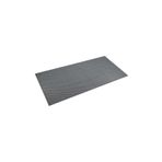 Efe Mark Premium Serisi Banyo - Küvet İçi Kaydırmaz Vantuzlu Hasır Desenli Diktördgen Paspas 68,5 x 35,5 cm, Gri