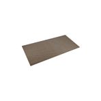 Efe Mark Premium Serisi Banyo - Küvet İçi Kaydırmaz Vantuzlu Hasır Desenli Diktördgen Paspas 68,5 x 35,5 cm, Krem