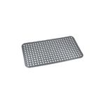 Efe Mark Premium Serisi Banyo - Küvet İçi Kaydırmaz Vantuzlu Yuvarlak Desenli Diktördgen Paspas 66,5 x 36,5 cm, Gri