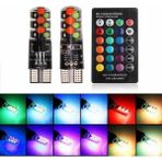 Efeaks Park Ampulü Rgb T10 Park Ampulü Renk Değiştiren Kumandalı