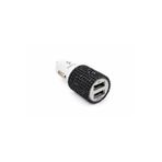 Efeaks Siyah Taşlı Çakmaklık Şarj Cihazı Çift Usb Çıkışlı