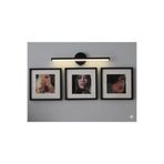 Efeg Decor Sök-Tak Kare Çerçeve Siyah Ve Kendinden Yapışkanlı Pilli Aplik Lamba 4 Lü Set PVC Li