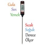 Efege Dijital Gıda Termometresi Süt Yemek Sıcaklık Ölçer Pişirme Derecesi Süt Yoğurt Yemek Su Mama Ölçme