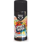 Efektli Akrilik Sprey Boya 400 ml - Parlak Siyah