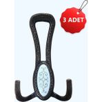 Efeli Yapı Süslü 3 Adet Antik Bakır Vestiyer Askısı
