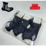Efem İç Giyim Penye Taban 12 Çift Desenli Bayan Siyah Tül Soket Çorap Model 12 - 35 - 40 - Çok Renkli