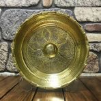 Efemir Pirinç Hamam Tası 20 Cm - Bakır