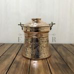Efemir Zımba Nakışlı Bakır Bakraç 2 Litre