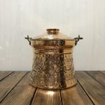Efemir Zımba Nakışlı Bakır Bakraç 3 Litre