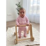 Efemkids 3-12 Ay Kız Bebek Takımı %100PAMUKLU Yenidoğan Bebek Takımı Esnek Rahat Kalıp - Pembe - 3 - 6 Ay