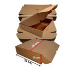 EFEPA Kraft Karton Baskısız Kutu 30x30x8 cm. 100 Adet