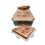 EFEPA Kraft Karton Pizza Pide Kutusu 29x29x3,5 cm. 100 Adet