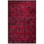Efes 2303 Geleneksel Afgan Motif Yumuşak Doku Leke Tutmayan Modern Halı Kilim