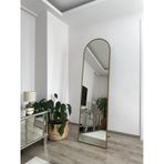 Effe Gold Metal Çerçeveli 180x50 Cm Oval Boy Aynası