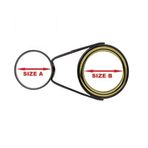 Effe Gold Paslanmaz 14 mm Porselen Halka