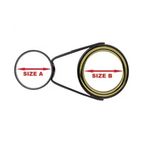 Effe Gold Paslanmaz 18 mm Porselen Halka