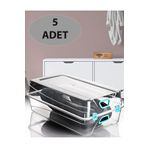EFFE HOME Lüx Erkek Ayakkabı Saklama Düzenleme Kutusu 5'li Set