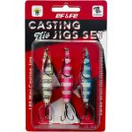 Ef&fe Psycho Sprat 18GR Metal Jig Suni Yem Seti - 3'lü Paket (Zebra, Pembe, Mavi)