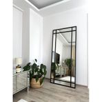 Effe Siyah Metal Çerçeveli 180x80 Cm Dekoratif Ayna 180x80siyah-b-dekor
