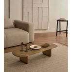 Effe Yapı Dekor Ceviz Renkli 145X60 cm Ahşap Orta Sehpa - CEVİZ